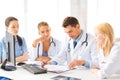 Team or group of doctors working Royalty Free Stock Photo