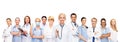 Team or group of female doctors and nurses Royalty Free Stock Photo