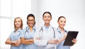 Team or group of female doctors and nurses Royalty Free Stock Photo