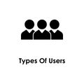 team, group, types of users icon. Element of business icon for mobile concept and web apps. Detailed team, group, types of users Royalty Free Stock Photo