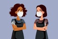 Team of Hair Stylists Wearing Personal Protective Equipment Royalty Free Stock Photo