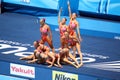 Team Italy 13 fina world championship Royalty Free Stock Photo