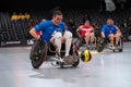 Team Italy against team Poland - Wheel chair rugby players competing at the Invictus Games 2022 in The Hague