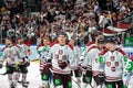 Team Latvia after win against team Russia