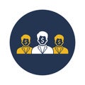 Team leader Vector Icon which can easily modify or edit Royalty Free Stock Photo