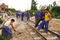 Team maintenance of the railway