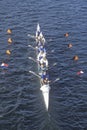 Team of Male Rowers Royalty Free Stock Photo