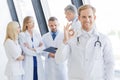 Team of medical professionals Royalty Free Stock Photo