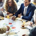 Team Meeting Brainstorming Planning Analysing Concept Royalty Free Stock Photo