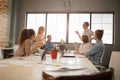 Team Meeting Brainstorming Planning Analysing Concept Royalty Free Stock Photo