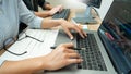 Team of programmers working together development Website design and coding technologies in a software develop company office, Cowo