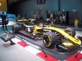 Team Renault Sport Formula One. Bolid. Moscow International Automobile Salon 2018 Royalty Free Stock Photo