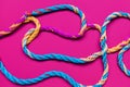 Team rope diverse strength connect partnership together teamwork unity communicate support Royalty Free Stock Photo