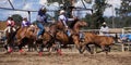 Team Roping Royalty Free Stock Photo