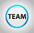 Team Round Blue Push Button Royalty Free Stock Photo