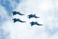 Team `Russian Knights` at MAKS-2017