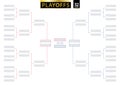 32 Team Single Elimination Bracket. Tournament Bracket for playoffs on white background