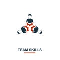 Team Skills icon. Premium style design from teamwork icon collection. UI and UX. Pixel perfect Team Skills icon for web Royalty Free Stock Photo