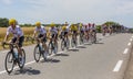 Team Sky - Tour de France 2017 Royalty Free Stock Photo