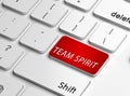 Team spirit, working together as a team