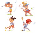 Team Sport. Field hockey, baseball, tennis, golfing