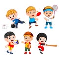 Team Sports For Kids Including Basketball, Baseball, Bowling, Volleyball, Badminton, Table Tennis