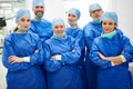 The team of surgeons Royalty Free Stock Photo