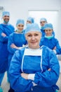 The team of surgeons Royalty Free Stock Photo
