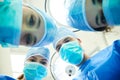 The team of surgeons Royalty Free Stock Photo