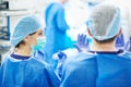 The team of surgeons Royalty Free Stock Photo