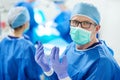The team of surgeons Royalty Free Stock Photo
