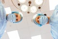 Team surgeons at work Royalty Free Stock Photo