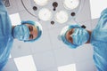 Team surgeons at work Royalty Free Stock Photo