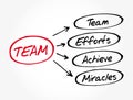 TEAM - Team Effort Achieve Miracles acronym