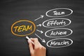 TEAM - Team Effort Achieve Miracles acronym