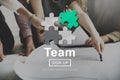 Team Teamwork Collaboration Connection Unity Concept Royalty Free Stock Photo