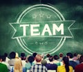 Team Teamwork Collaboration Cooperation Concept Royalty Free Stock Photo