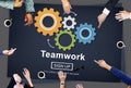 Team Teamwork Collaboration Cooperation Concept Royalty Free Stock Photo