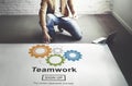 Team Teamwork Collaboration Cooperation Concept Royalty Free Stock Photo