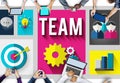 Team Teamwork Collaboration Cooperation Concept Royalty Free Stock Photo