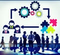 Team Teamwork Collaboration Corporate Concept Royalty Free Stock Photo