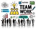 Team Teamwork Group Collaboration Organization Concept Royalty Free Stock Photo