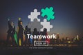 Team Teamwork Partnership Alliance Unity Concept Royalty Free Stock Photo