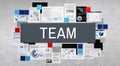 Team Teamwork Partnership Collaboration Concept Royalty Free Stock Photo