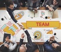 Team Teamwork Partnership Collaboration Concept Royalty Free Stock Photo