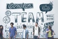 Team Teamwork Partnership Collaboration Concept Royalty Free Stock Photo