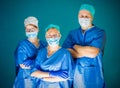 Team of three doctors Royalty Free Stock Photo