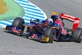 Team Toro Rosso F1, Daniel Ricciardo, 2012 Royalty Free Stock Photo