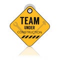 Team under construction Royalty Free Stock Photo