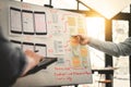 Team of ux ui designer mobile development experience app